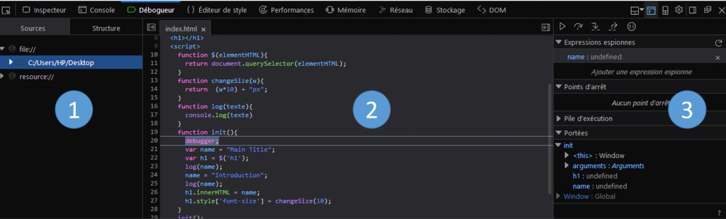 debugger javascript firefox